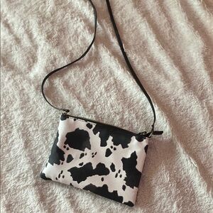 Black and White Crossbody Bag